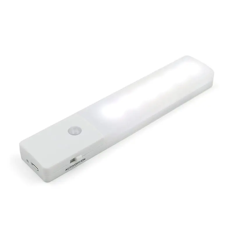 

Motion Sensor Light, Rechargeable LED Night Light with Magnetic Strip Stick-on Anywhere for Safe Trunk Hallway Wardrobe Under