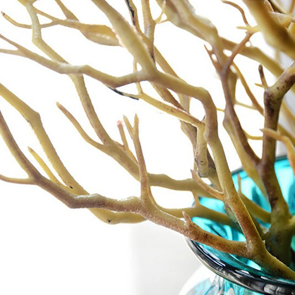35cm Artificial Flower Plants Simulation Dried Tree Branches Item for Home Garden Coffee Shop Bar Decoration DIY Craft Decor 