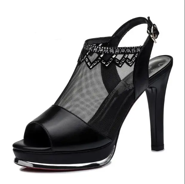 Sandals Women Shoes Summer 2017 New Korean Genuine Leather Sexy