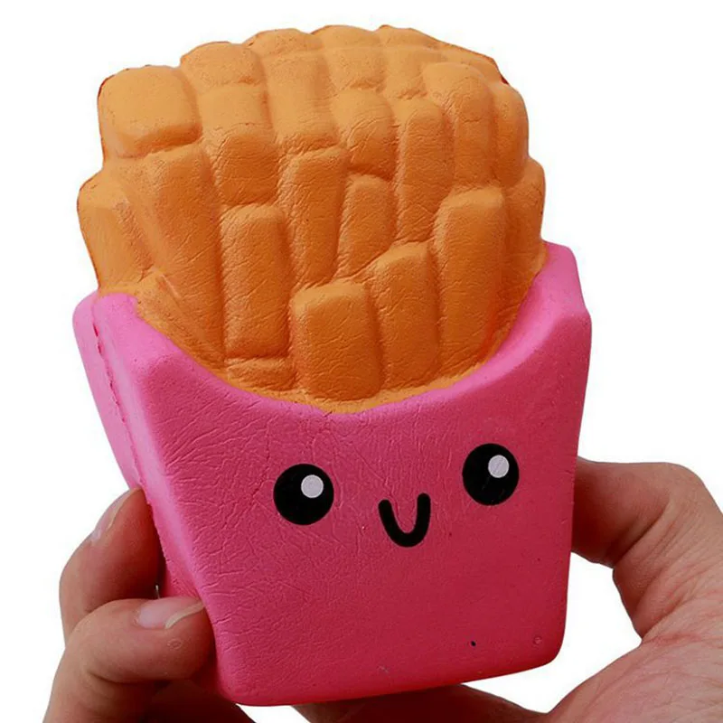 Pop Squishies Игрушка антистресс для Для детей картофель фри Squeeze замедлить рост сжатие игрушки мягкими снятие стресса подарок QA05