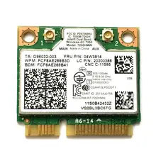SSEA для Intel двухдиапазонный беспроводной-AC 7260 7260HMW Половина мини PCI-E wifi Bluetooth 4,0 карта для lenovo S440 S540 FRU: 04W3814