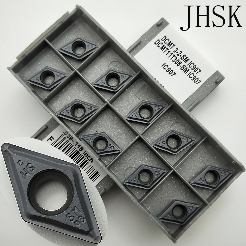 10pcs DCMT11T308SM IC907 DCMT3-2-SM IC907 CNC carbide INSERT