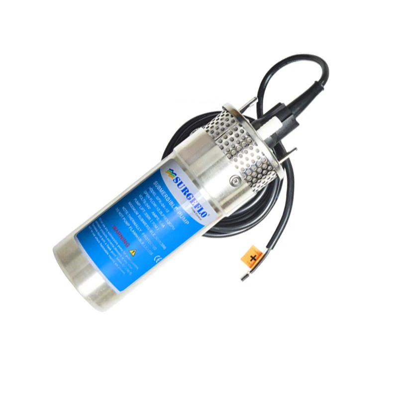 Солнечный водяной насос DC 12V 24V высокого давления солнечный погружной из