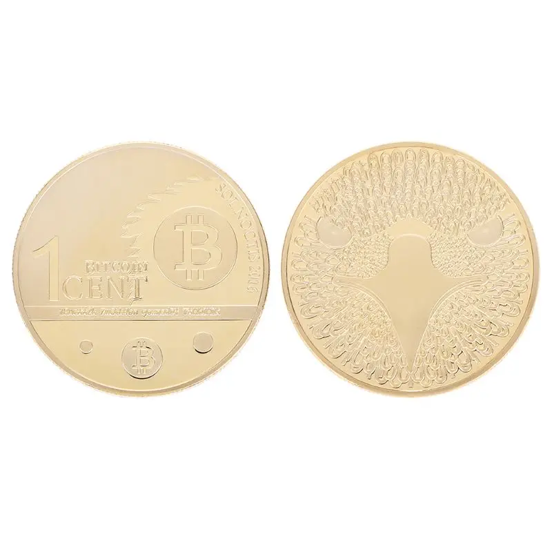 Commemorative Coin Eagle Gold Silver Collection Art Gift Bitcoin Alloy Souvenir