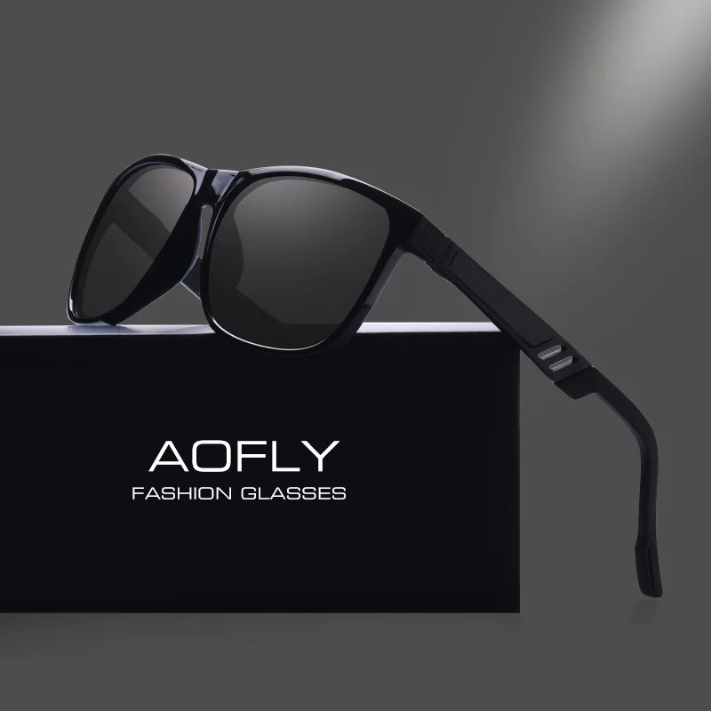 

AOFLY BRAND DESIGN Classic Polarized Sunglasses Men Vintage Polaroid HD Lens Sun Glasses Male Square Driving Goggles UV400
