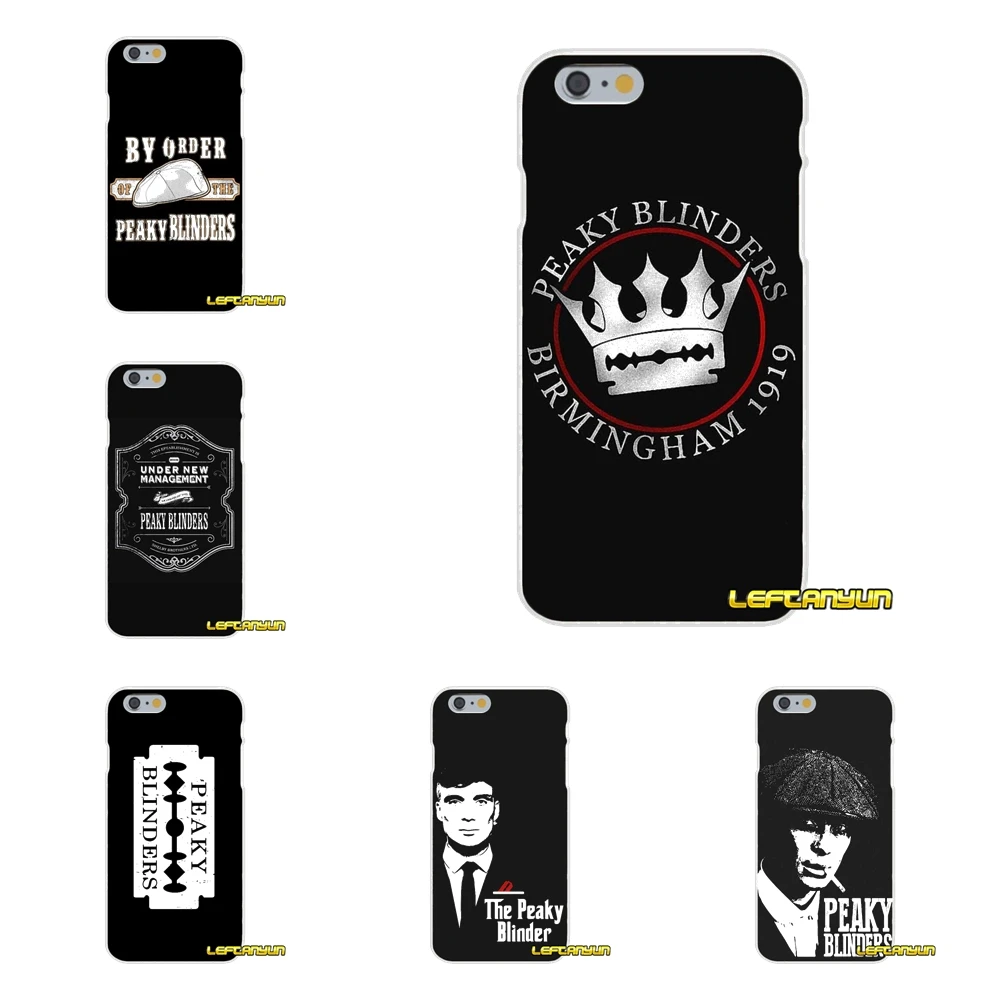 Goede Peaky Blinders Cross Logo Zachte Siliconen telefoon Case Voor iPhone X 4 4 S 5 5 S 5C SE 6 6 S 7 8 Plus