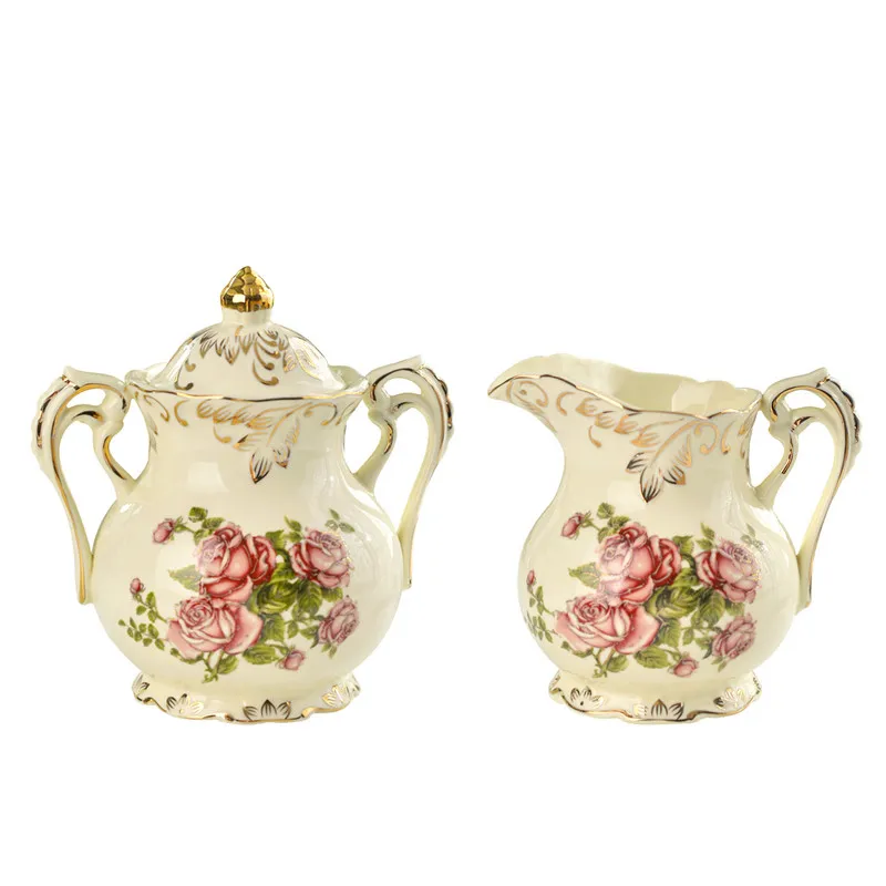 

Yolife 350 ml Ivory Ceramics Sugar bowl Salt Condiment honey Jars makers for Kitchen honey pot Tool