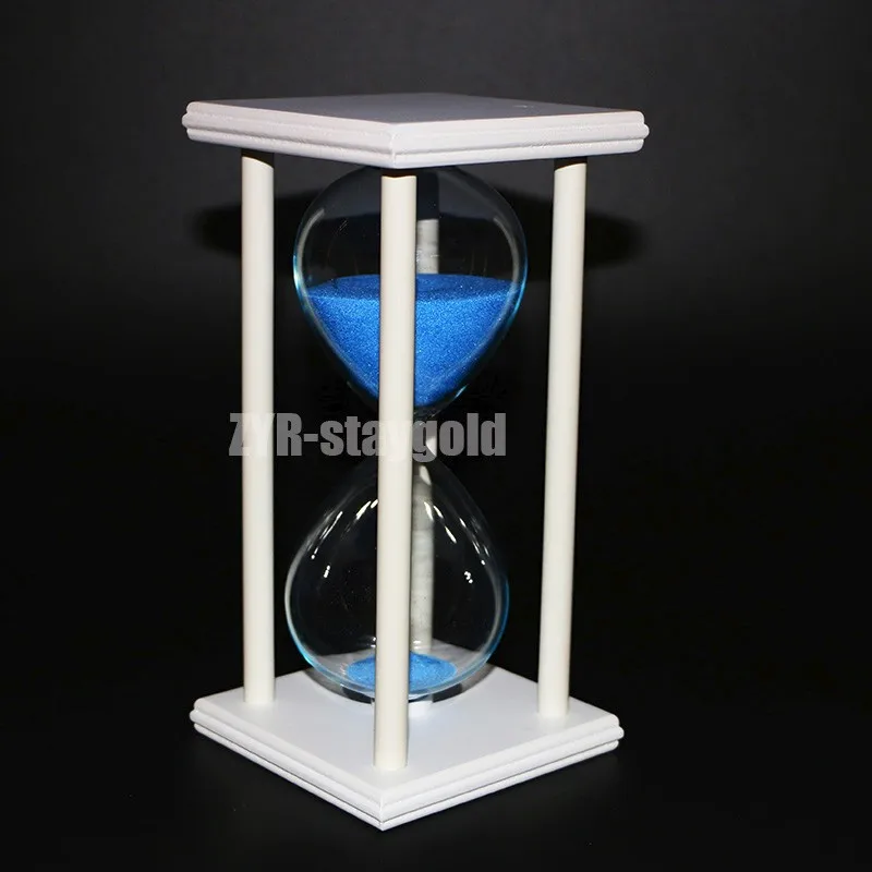 Новые 60 минут Песочные часы качество деревянное украшение для дома рамка 20 см песочные часы Свадебная вечеринка стекло подарок