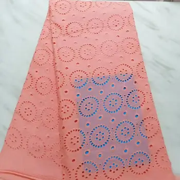 

High Quality Nigerian Lace Fabrics 2019 hot Pink African French Net Lace Fabric Embroidered Tulle Mesh Lace Fabric