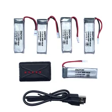 Haute Qualité 3.7 V 500 mAh Li-Polymère Batterie + Un Cinq Chargeur Pour JJRC H37 RC Quadcopter Jouets en gros