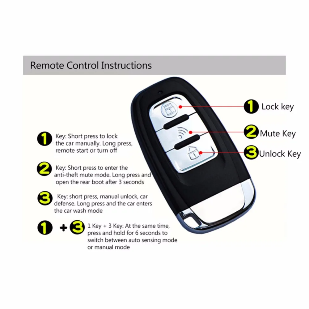 Автомобильная сигнализация для смартфона Skoda, совместимая с Ios/Android, двигатель стартовой остановки, телефон Alarma Auto PKE Keyless