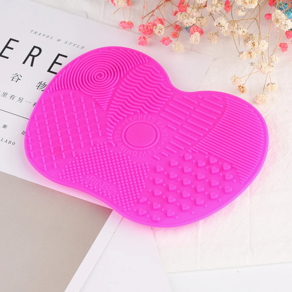 High Quality Silicone Cosmetic Brush Cleaner Gel Makeup Tools' Mat Foundation Makeup Brush Cleaning Pad Scrubber Board (9)