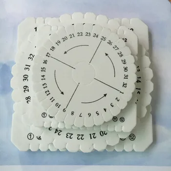 

Square Round Plate Series Macrame Kumihimo Disk Tray Braided Rope Knot Thread Knitting Tool Disc Knit Bracelet Desgin Board