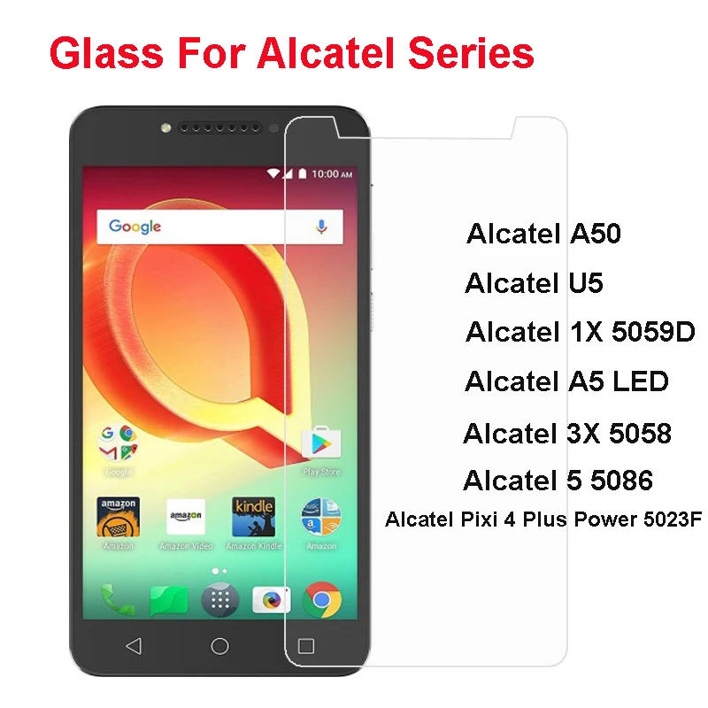 Alcatel 5 A5 A50 U5 1X 3X защитная пленка из закаленного стекла Взрывозащищенная защитная пленка для Alcatel Pixi 4 Plus power 5023F