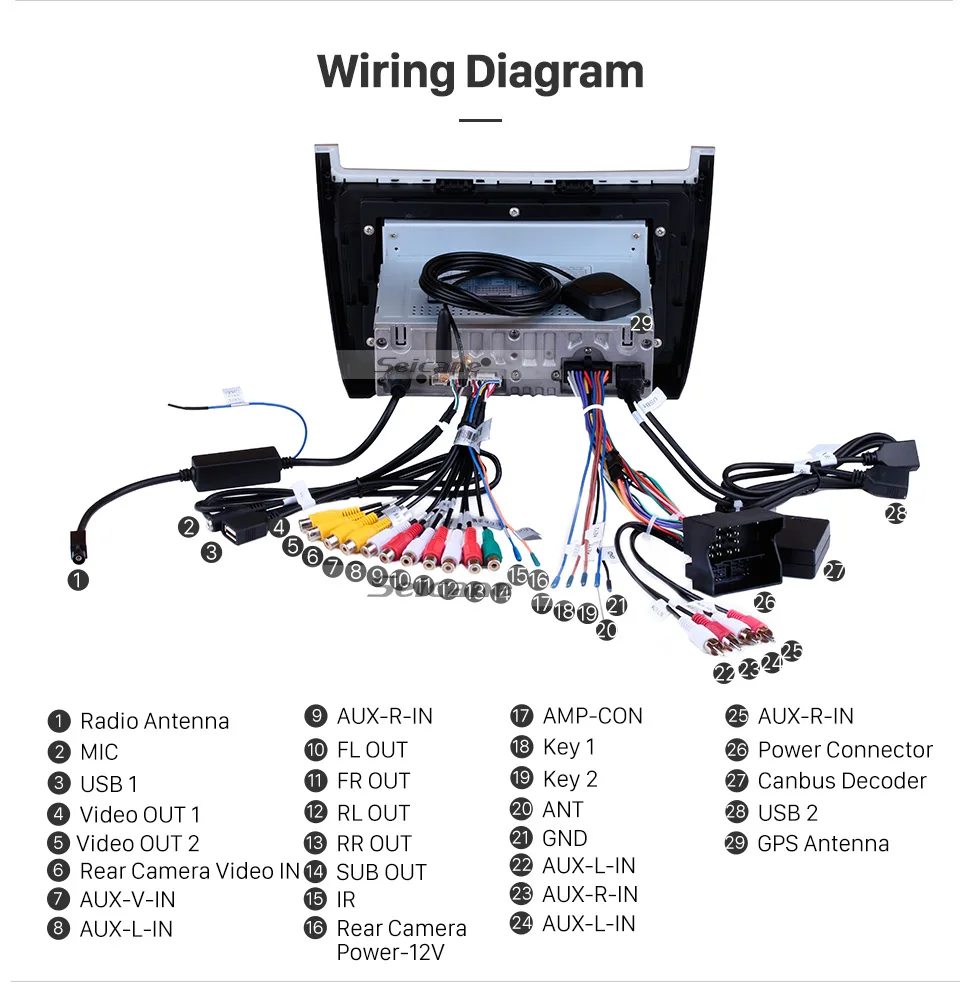 Best Seicane GPS Navigation Car Radio For 2012 2013 2014 2015 VW Volkswagen POLO Android 8.1/8.0 9"Touchscreen Multimedia Player 23