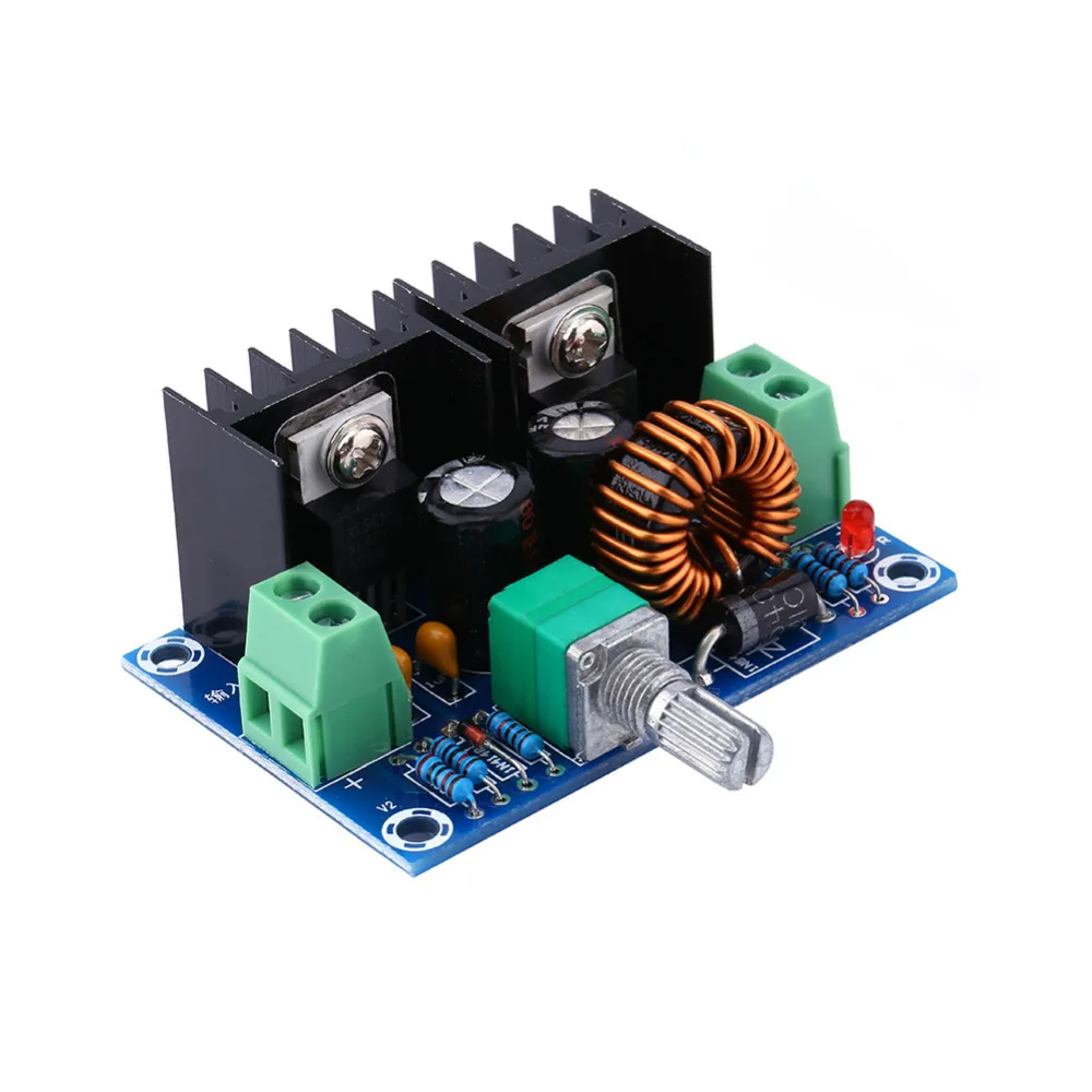 

1 Pcs DC-DC Converter 4V-40V to 1.2V-36V 8A 100W Step-Down Voltage Power Module 180KHZ DC-DC Converter Step Down Board