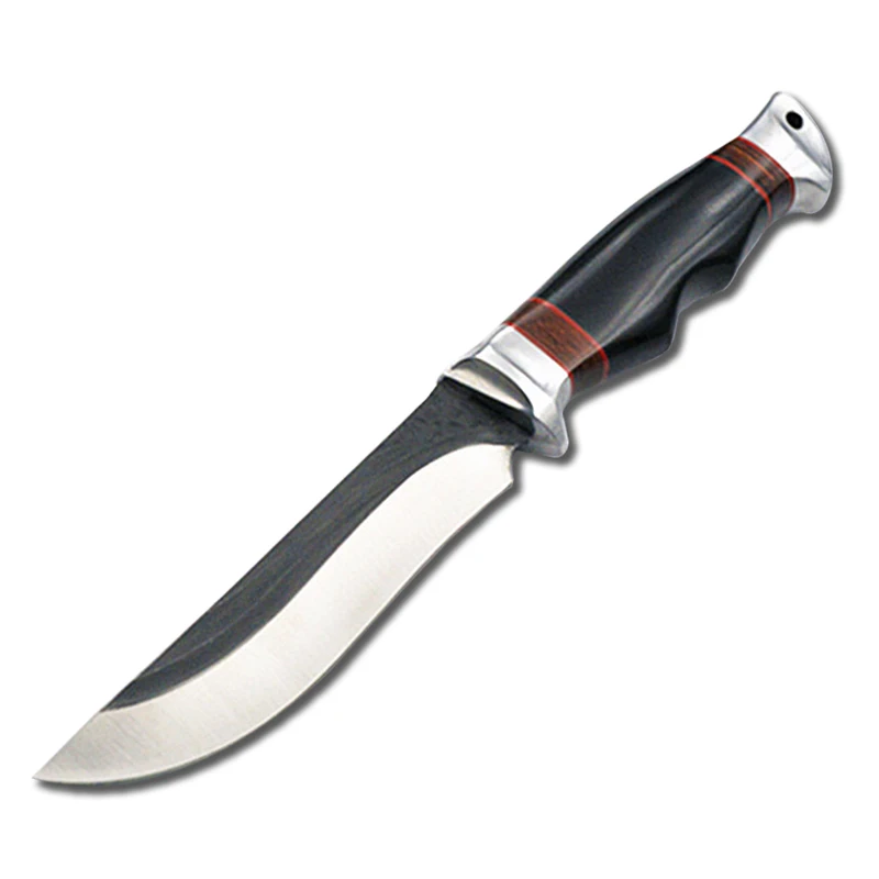 DuoClang Fixed Blade Knife 440 Stainless Steel Blade