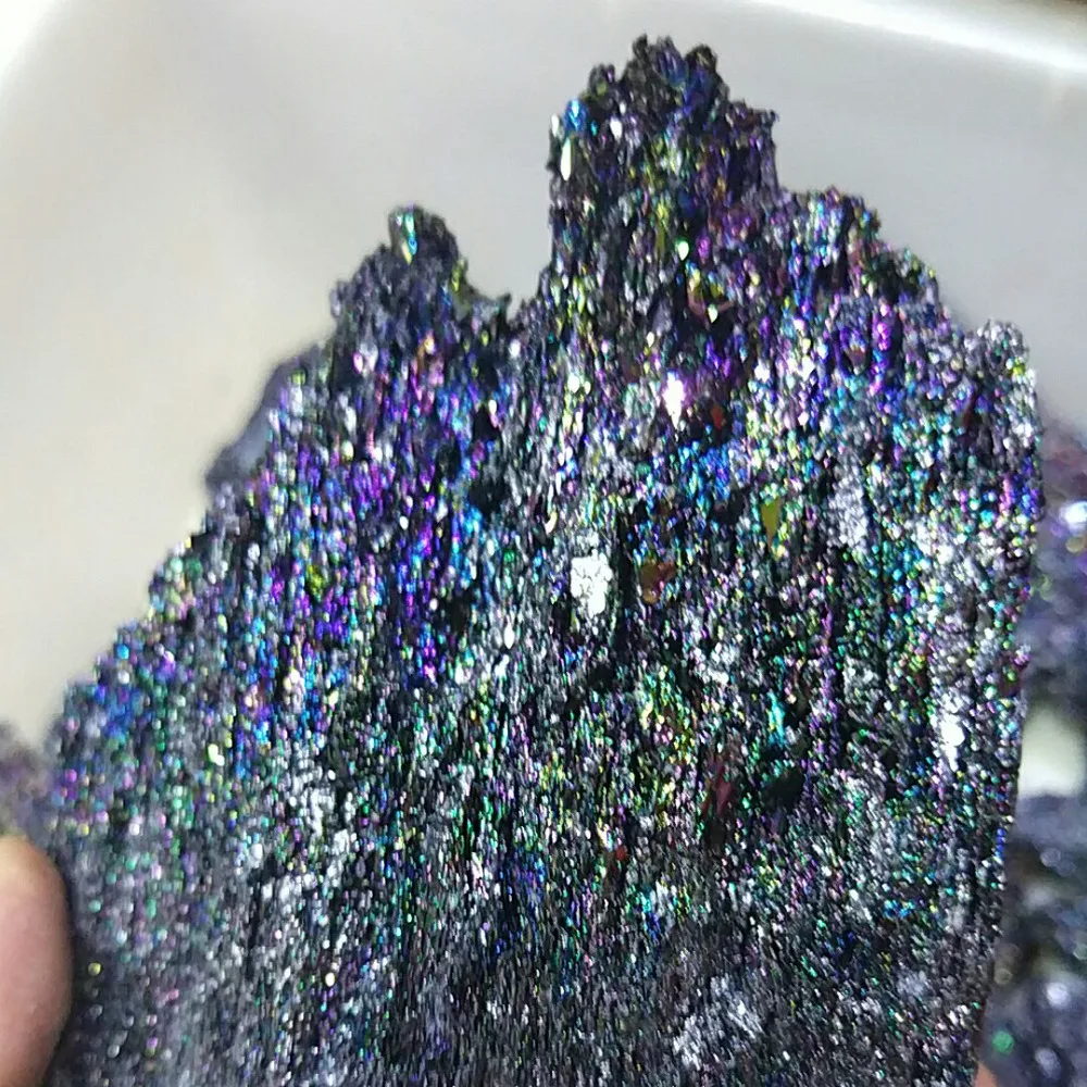 2lb карбид кремния карборунд Блестящий Радужный образец кристаллического
