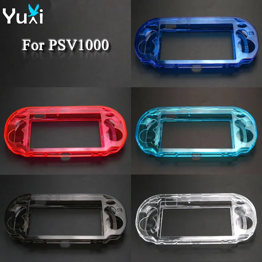 

YuXi Clear Hard Case Transparent Protective Cover Shell Skin for Sony psv1000 Psvita PS Vita PSV 1000 Crystal Body Protector