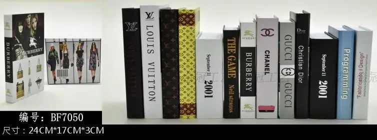 Новинка, 10 шт., книга, модный журнал, домашний интерьер, моделирование, реквизит для фотосъемки, поддельные BH-22, украшение книги, настенные штампы, свадьба
