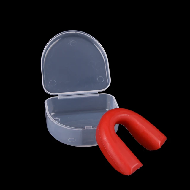 Single sided Teeth Guard Mouthguard Free Combat Sports Tooth Protector with plastic Case Box