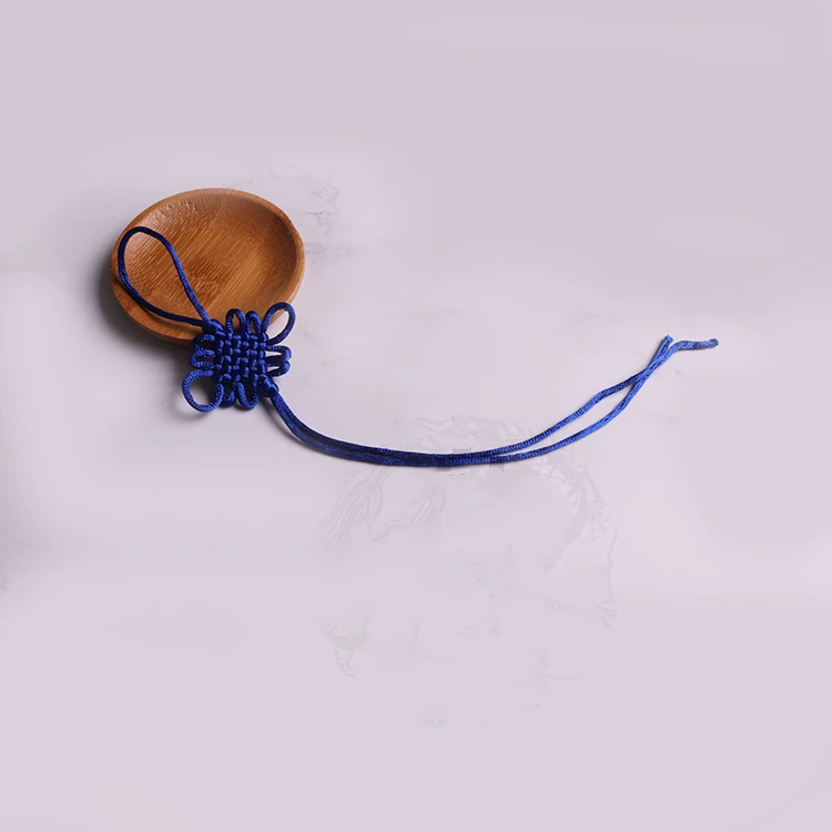 20 шт. мини китайские узлы кисточка DIY Ювелирные изделия домашний текстильный занавес аксессуары для шитья одежды ключи сумка Подвеска для изготовления кисточки - Цвет: Sapphire blue