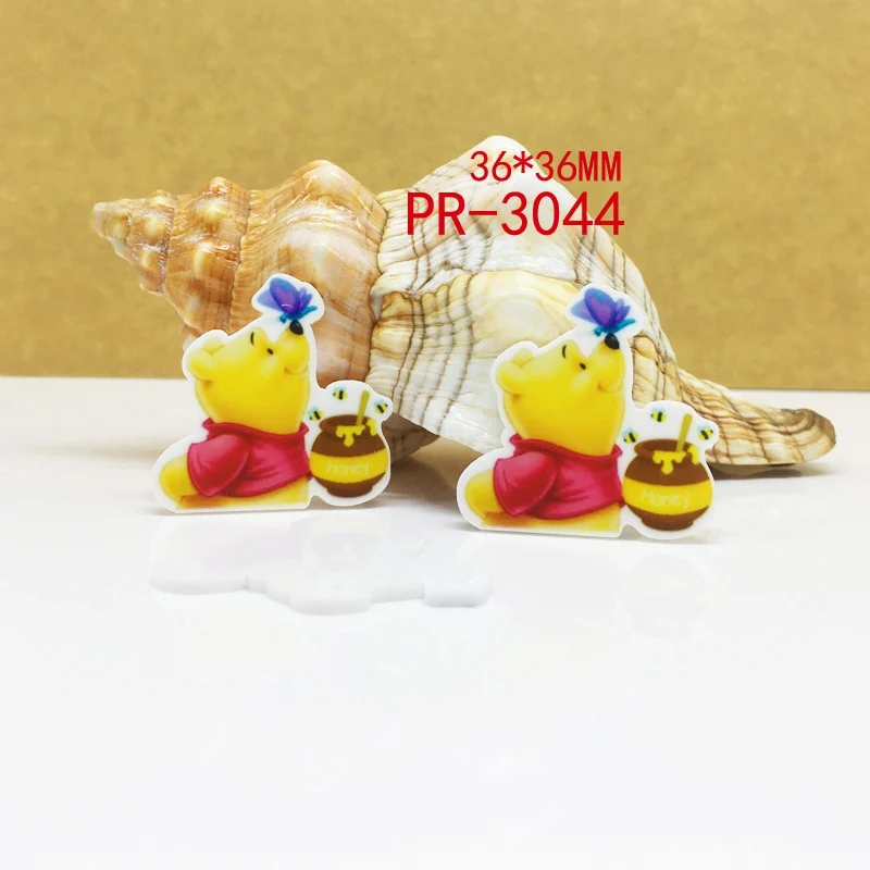 30 шт ананас плоское украшение из смолы PR 2870 - Цвет: 3044