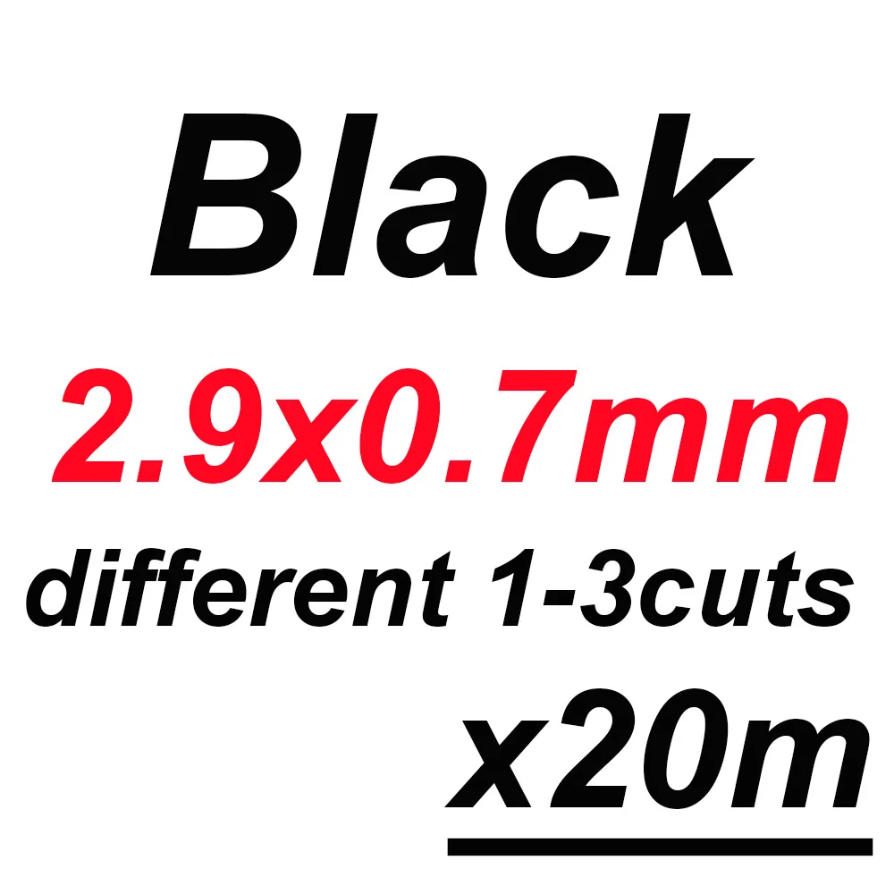 20m x2.9mm in black Victorsense 6/9/20/100 м рыболовные канаты 2,1 мм 0,7 мм 2,3 2,5 2,9 мм латексная трубка модели полое латекс эластичный линии Рыболовные снасти - Цвет: 20m x2.9mm in black