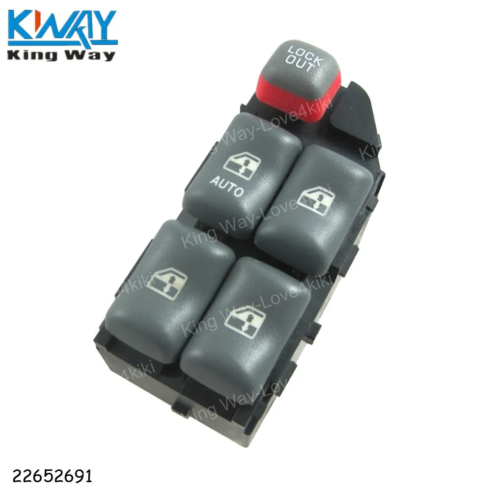 FREE SHIPPING King Way Electric Master Power Window Switch Driver Side