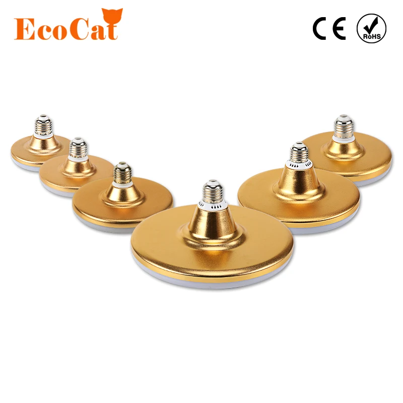 E27 светодиодная лампа 220 В 15 Вт 20 30 40 50 60 SMD 5730 энергосберегающие UFO яркие Bombillas 240 для