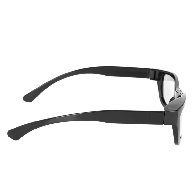 1 PC Circular Polarized Passive 3D Glasses Stereo Black For 3D TV Real D IMAX Cinemas