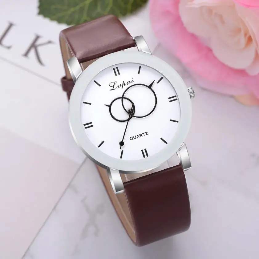 Модные женские часы, женские наручные часы, роскошные высококачественные кварцевые наручные часы с кожаным ремешком, relojes mujer montre femme, подарок# D