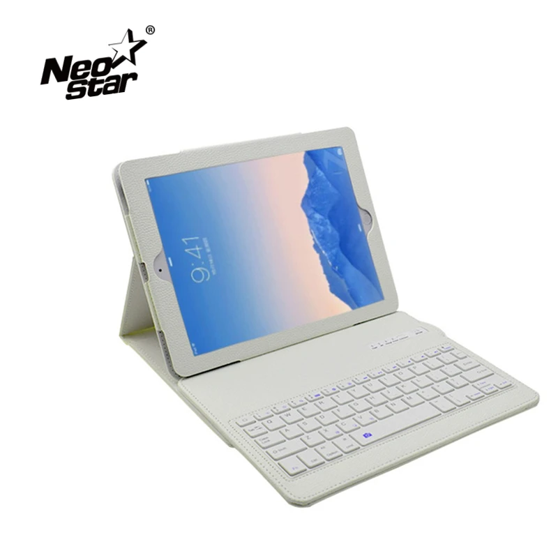 

Bluetooth Keyboard Leather Case For Ipad 2/3/ 4 Elegant Case For iPad 2 iPad 3 ipad 4 9.7 Inch Case + Film + Stylus Pen