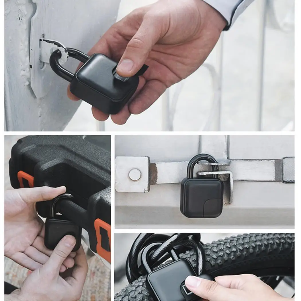 

Safe Fingerprint Lock Smart Mini Door Lock Anti-Theft Luggage Case Lock