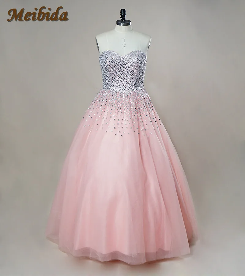 pink dress for debut