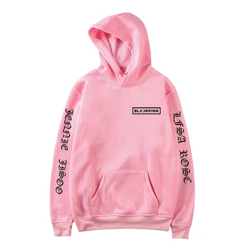 

KPOP Girl Group Blackpink Hoodies Women Sweatshirts K-pop Black Pink Hooded Sweatshirt Female Clothes Spring Autumn Drop Ship