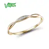 VISTOSO Gold Rings For Women Genuine 14K Yellow/White Gold Ring Shiny Diamond Promise Engagement Rings Anniversary Fine Jewelry 2