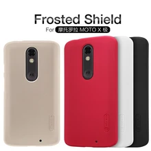 Для motorola moto x force телефон случаях nillkin матовый щит жесткий задняя крышка case for moto x focre case with screen protector
