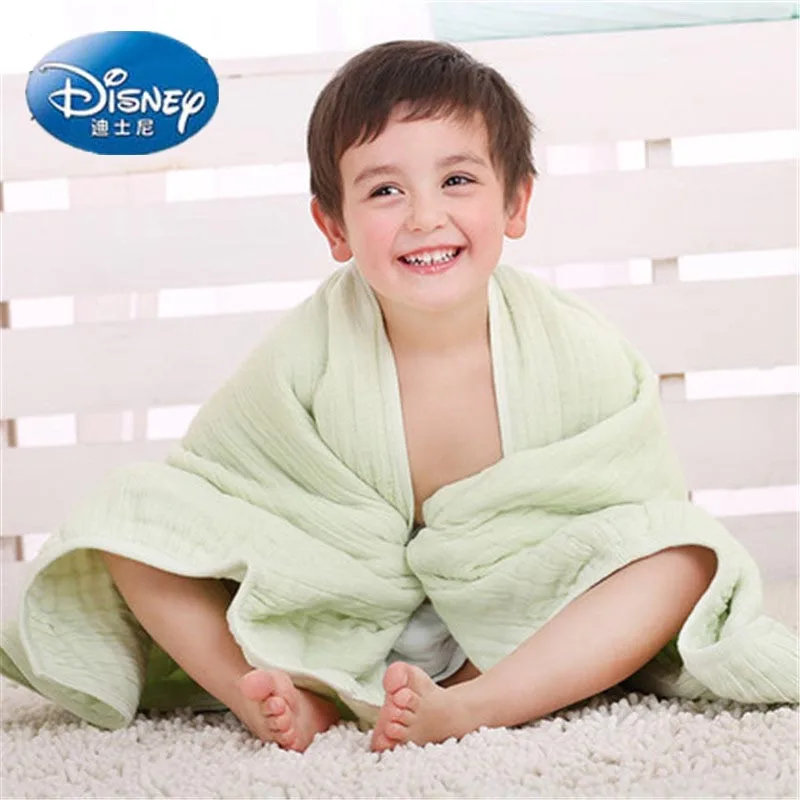 

Disney Adult solid color gauze bath towel Baby infant child thick bath towel Summer Beach Towels Travel Swim towel Bady Wraps