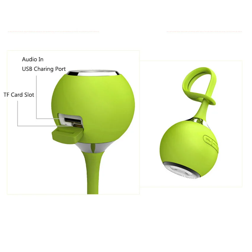 Водонепроницаемый Bluetooth динамик Aimitek силиконовый мини для душа уличный