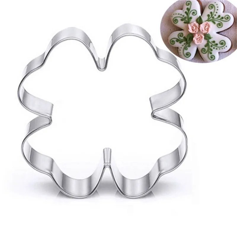 1 шт. Lucky Clover формочки для печенья 3D нержавеющая сталь Sugarcraft кондитерское печенье
