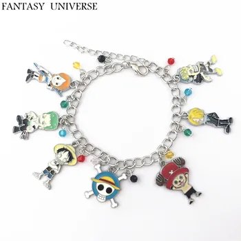 

FANTASY UNIVERSE Freeshipping 20pc a lot One Piece charm bracelet CDDEFJDM02