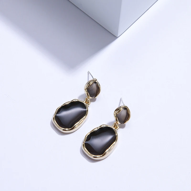 YMYW Pendientes Mujer Moda 2019 модные очаровательные эпоксидные Висячие длинные Винтажные