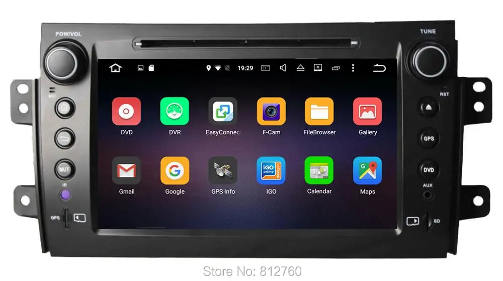 Sale RAM 2G Octa-Core Android 6.0 Fit for SUZUKI SX4 2006-2007 2008 2009 2010 2011 2012 Car DVD GPS Navigation Radio Stereo Wifi 4G 1