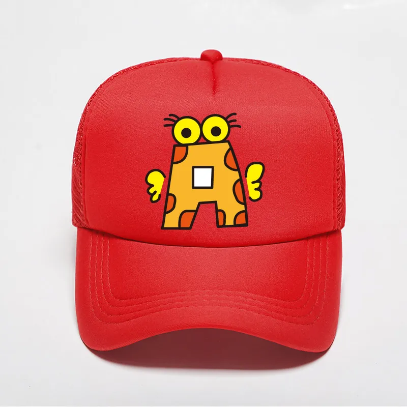 

New Brand Fashion Initials 26 Letters Printed Baseball Cap Women Men Personality Summer Hat Breathable Mesh Cap Dropshipping