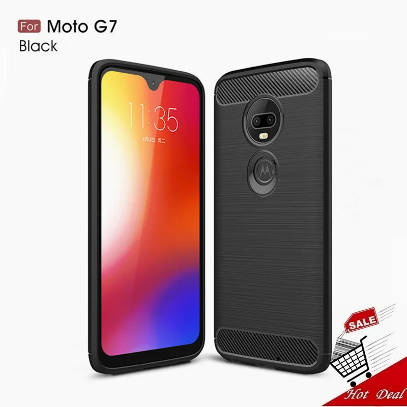 Чехол для Motorola Moto G7 чехол телефона противоударный силиконовый задняя крышка