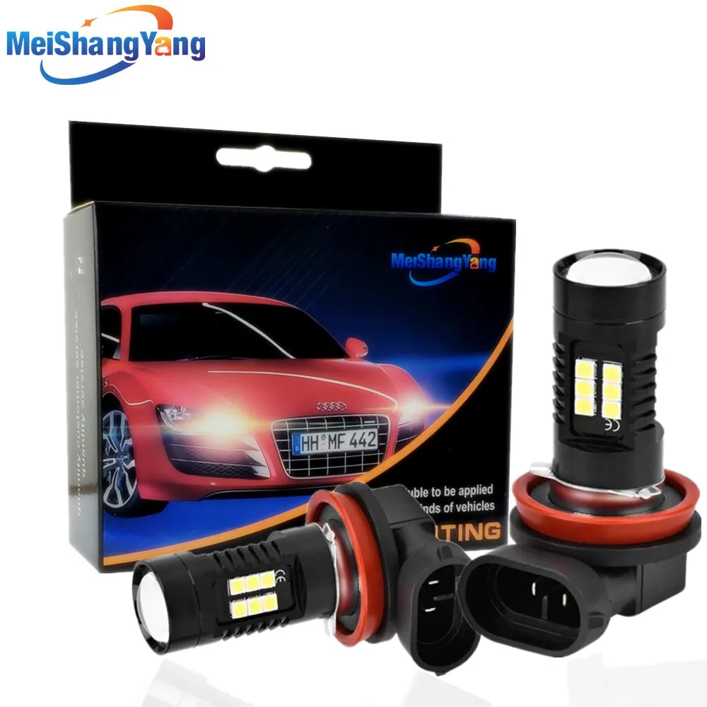 

2Pcs H8 H11 Led Bulb HB4 Led Bulbs HB3 9006 9005 SMD Lights 1200LM 6000K 12V/24V White Driving Running Car Lamp Auto Light Bulbs