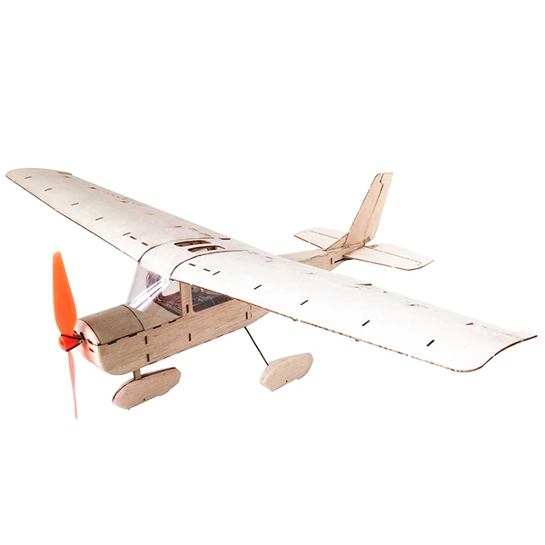 

Mini Cessna 182 435mm Wingspan Balsa Wood Laser Cut RC Airplane KIT