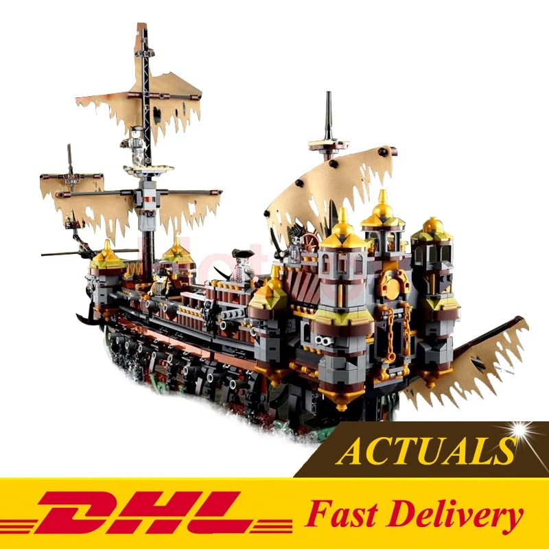 

Lepin 16042 2344Pcs New Pirate Ship Series The Slient Mary Set Children Educational Building Blocks Bricks Toys Model Gift 71042