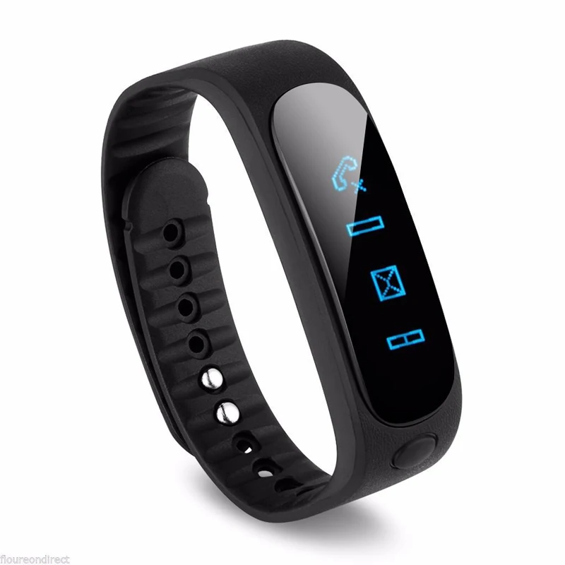 Bluetooth font b Smart b font Bracelet Anti Lost Sports Sleep Monitor Call SMS Remind Smartband